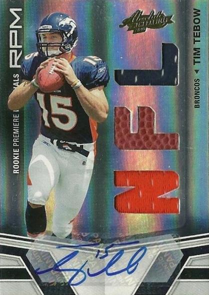 2010 Topps Football Rookie Card #440 Tim Tebow Denver Broncos In a