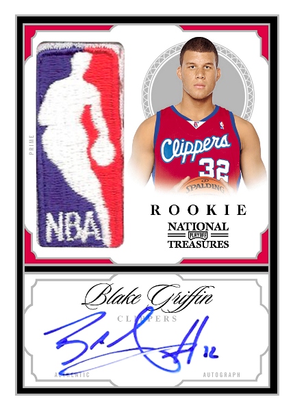 Blake Griffin Panini Memorabilia Autographed Jersey Los Angeles Clippers  ROY '11