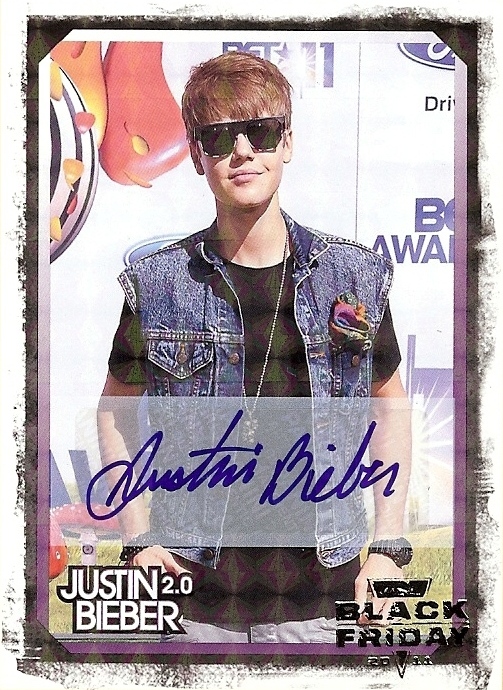 The Weekly Panini Price Index (PPI): Justin Bieber 2.0 Auto Card