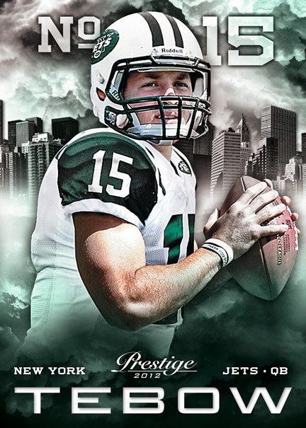 Tim Tebow Gets His Own 15-card Insert Set in the Upcoming 2012 Prestige  Football – The Knight's Lance