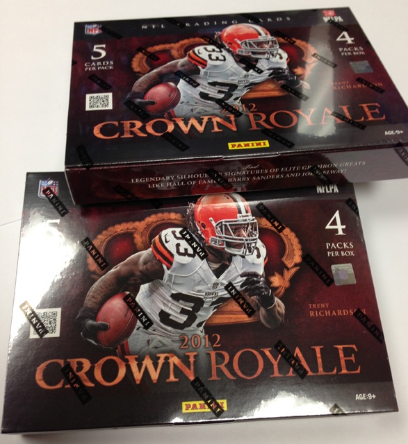 Panini America 2012 Crown Royale Two-Pack (1)