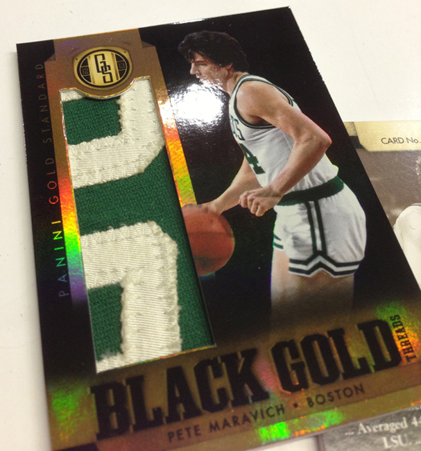 A History-Making Maravich: Panini America Documents Production of Rare Jersey  Card – The Knight's Lance