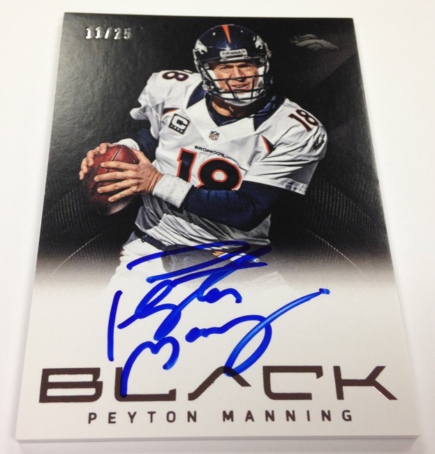 Peyton Manning 2022 Panini The National Cracked Ice Auto- #'d 5