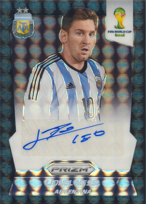 Leo Legend: Messi Autograph Trading Card Sells on   for a Staggering  $13,899 – The Knight's Lance