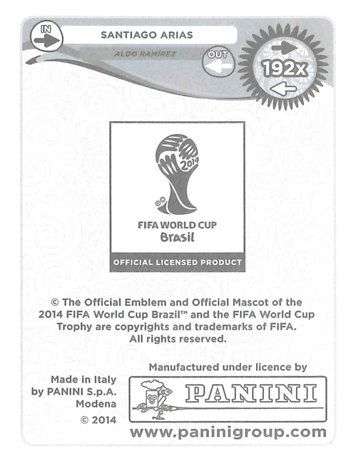 PANINI WORLD CUP BRAZIL 2014 FULL SET OF 19 IVORY COAST STICKERS 