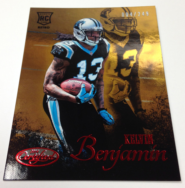 NFL Carolina Panthers Kelvin Benjamin #36 2016 Panini Instant Base Card