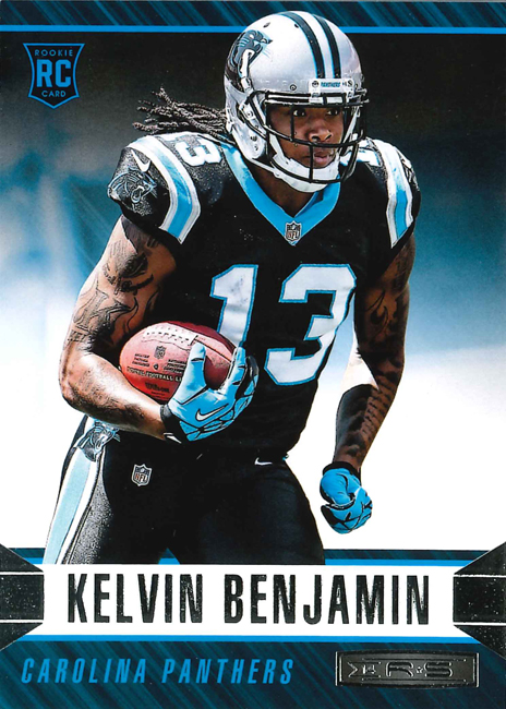 Blue Kelvin Benjamin 2015 Panini Rookies & Stars, Football Card !!