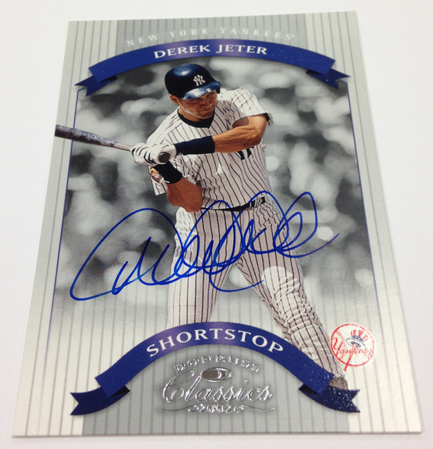 Derek Jeter Autographed Signed Authentic Yankees 2014 Final Season Patch  Jersey Auto Steiner