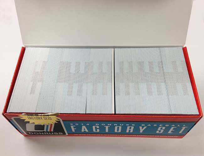 Panini America Produces Donruss Baseball Factory Set for First Time in