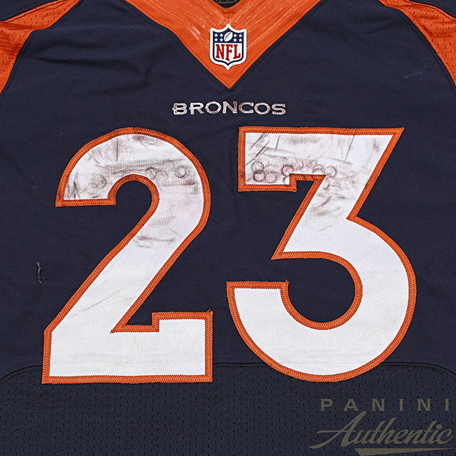 Lot Detail - SEPT. 11, 2017 DEMARYIUS THOMAS DENVER BRONCOS GAME WORN JERSEY  FROM WIN VS. CHARGERS - POUNDED AND PHOTOMATCHED! (BRONCOS & PANINI COA'S)