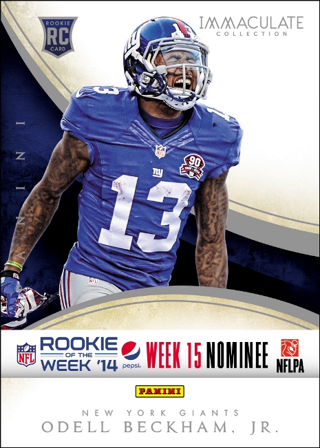 2014 Pepsi NFL Rookie of the Week Week 15 Beckham Nom Blog