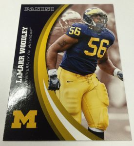 TOM BRADY & CHARLES WOODSON Michigan Wolverines LEGACY College Football  Card HOT