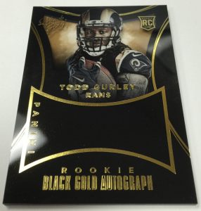 2015 Panini Black Gold Football Details and Box Highlights