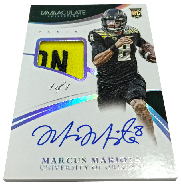 Panini America 2015 Immaculate College Part One19