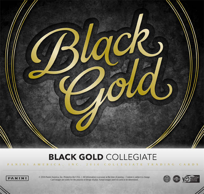 Panini America 2016 Black Gold Collegiate Main