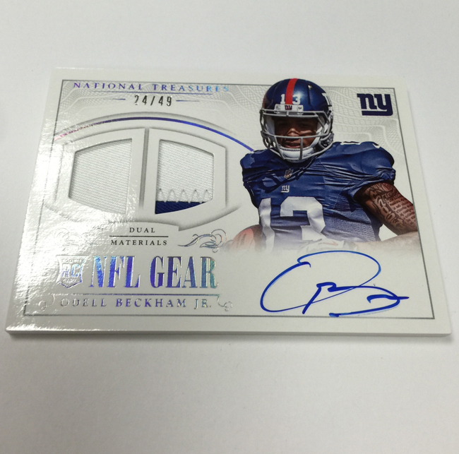 First Buzz: 2016 Panini National Treasures Collegiate football cards