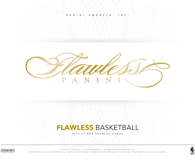 Panini America 2015-16 Flawless Basketball PIS Main