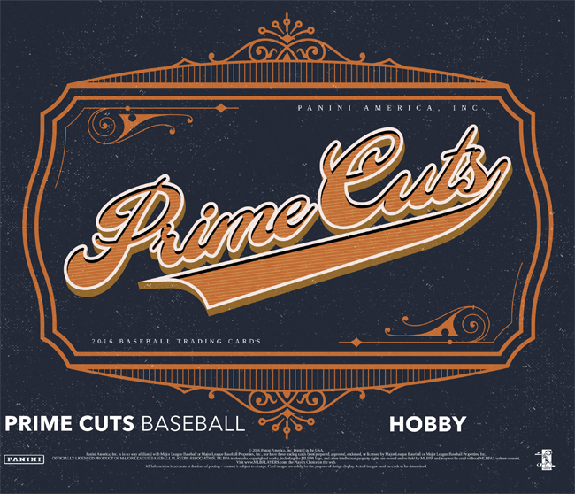 Panini America 2016 Prime Cuts Baseball Main