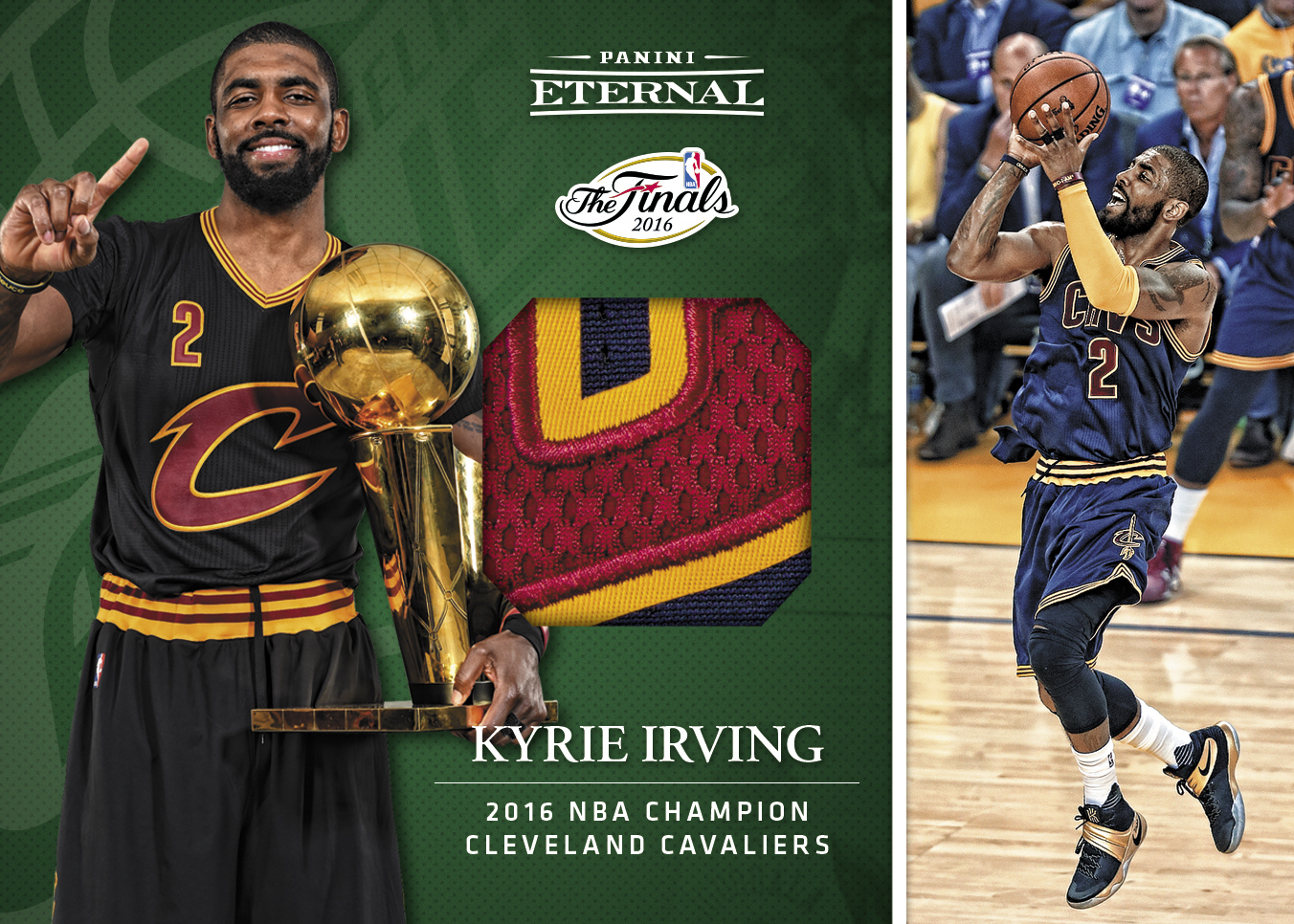 Kyrie Irving Game-Worn NBA Finals Jersey Punctuates Newest Panini Eternal  Offering – The Knight's Lance