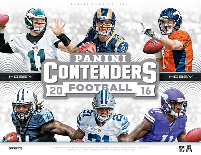 2016 Panini Contenders Football Hobby Box