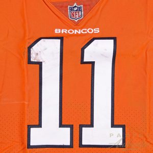 Devontae Booker Game Worn Denver Broncos Game Worn Jersey From 10