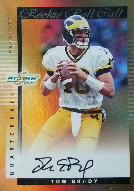 Tom Brady Autographed 2000 Leaf Certified Rookie Card #207 New England — RSA