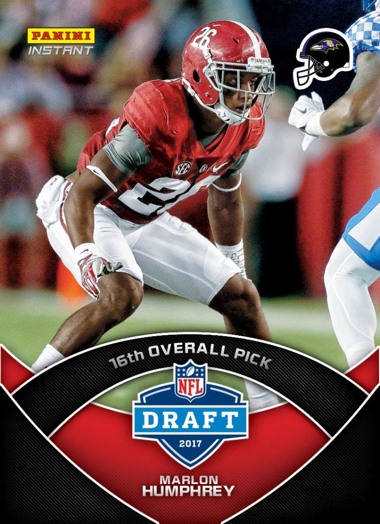 Panini Instant Shines During 2017 NFL Draft with Real-Time Rookie Cards ...