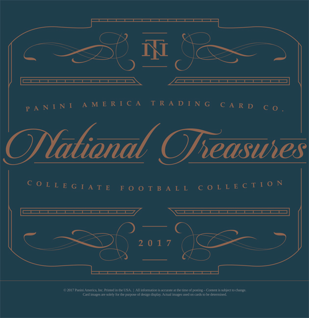 Panini America 2017 National Treasures Collegiate Football Main