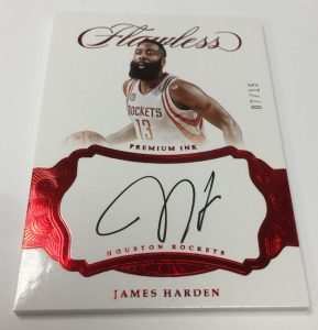  2020 Panini National Treasures James Harden Game Worn