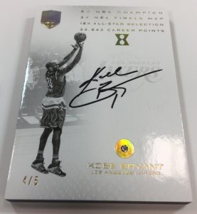 Kobe Bryant 2017-18 Panini Kobe Eminence Black Mamba Moments