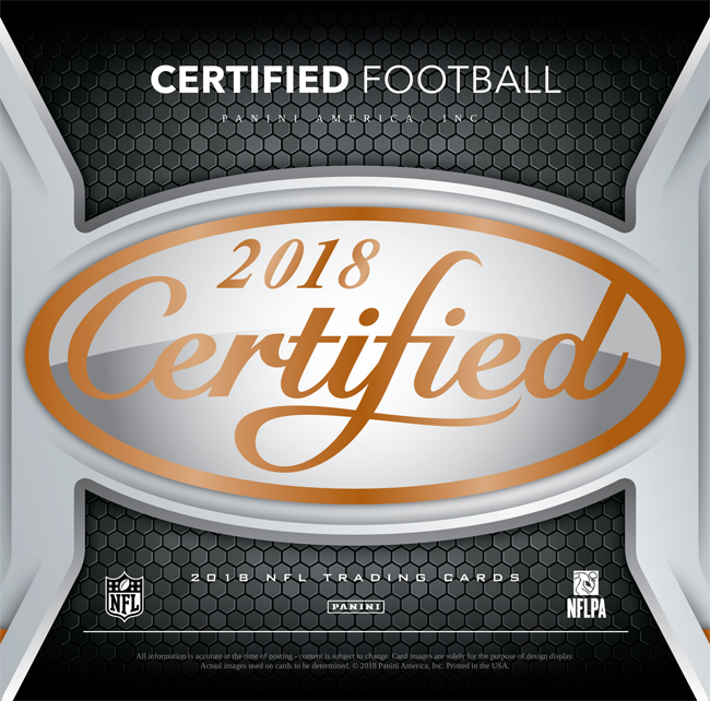 Panini America 2018 Certified Football Main