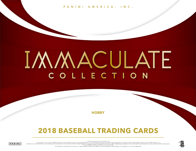 Panini America 2018 Immaculate Baseball Main