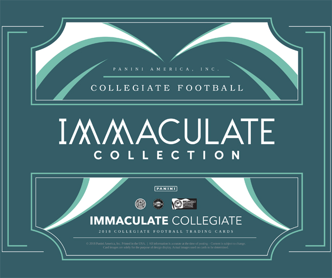 Panini America 2018 Immaculate Collegiate Football Main