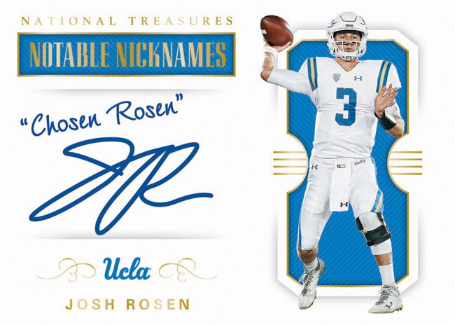 Panini America Provides Detailed First Look at 2018 National Treasures  College Football – The Knight's Lance