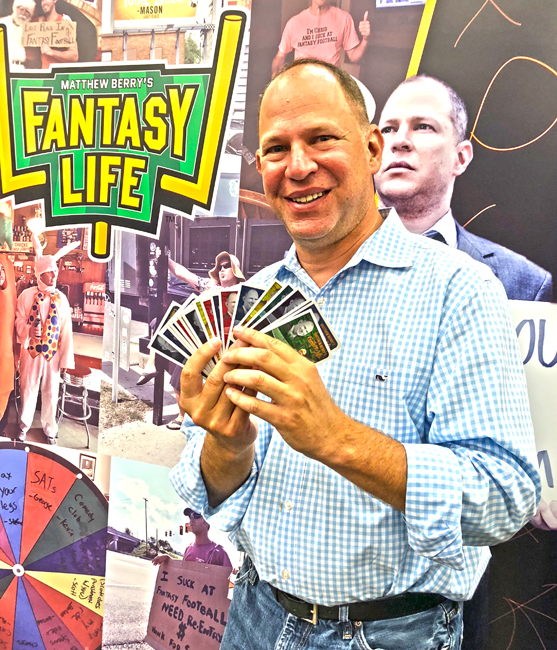 Espn Fantasy Expert Matthew Berry Creates Special Card Set For 18 Donruss Football The Knight S Lance