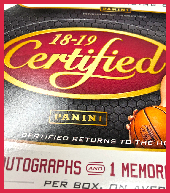 Panini America 2018-19 Certified Basketball QC2
