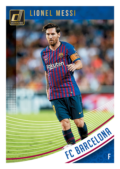 2018-19 Donruss Elite Series Soccer #1 Lionel Messi FC Barcelona Official Panini Futbol 2018/2019 Trading Card
