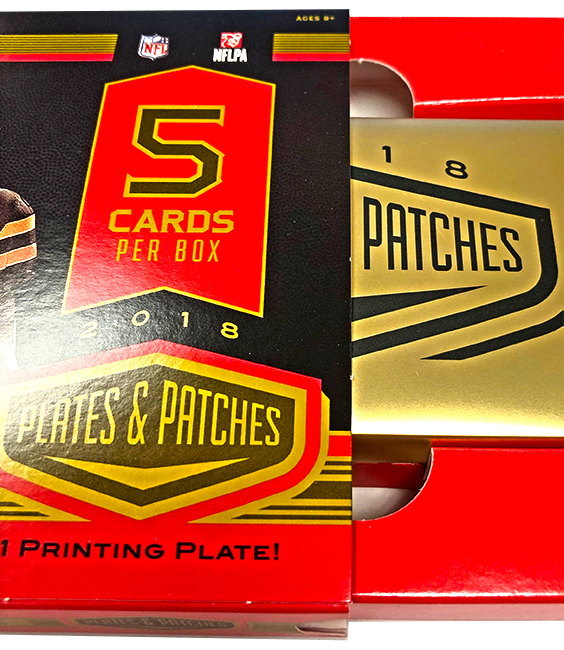 Panini America 2018 Plates &amp; Patches Football Teaser00025