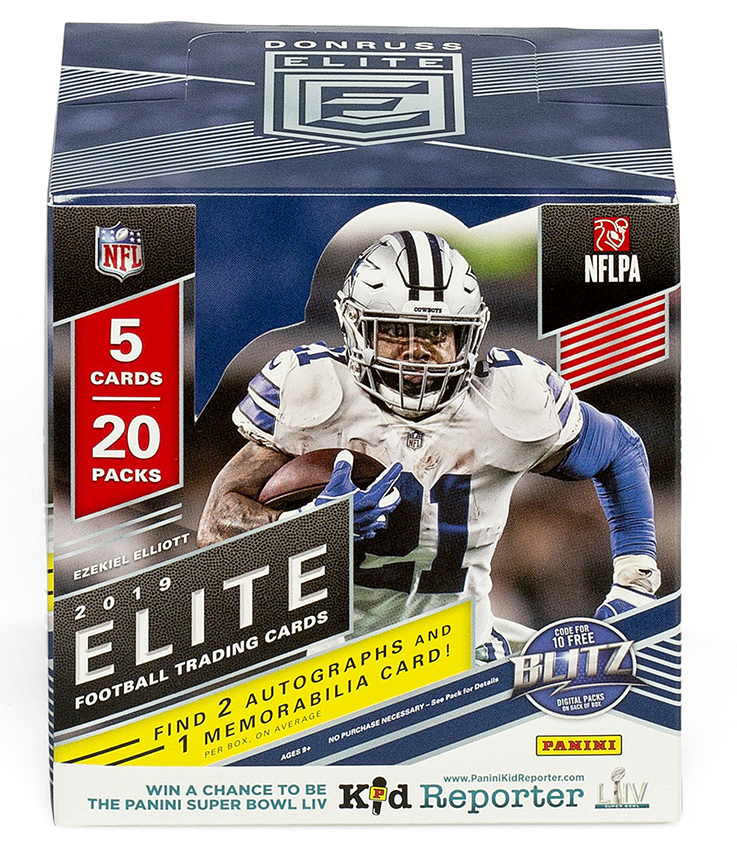 2019 Panini Elite Football Hobby Box - Legends Fan Shop