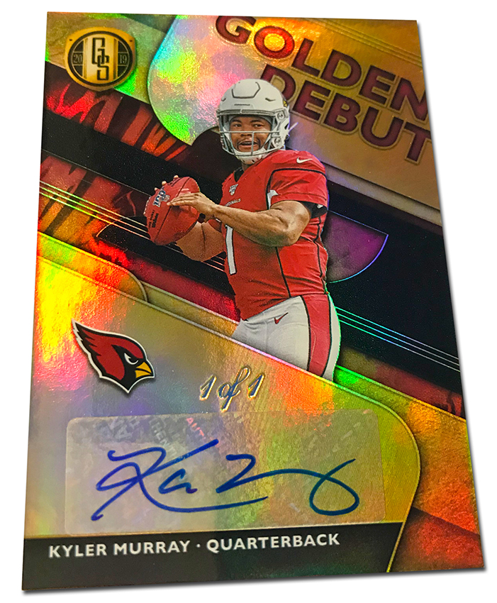 Kyler Murray 2019 Panini Gold Standard Rookie Jersey Autographs