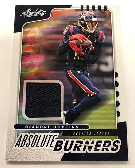 2021 Panini Absolute Josh Jacobs Absolute Burners jersey patch card Raiders