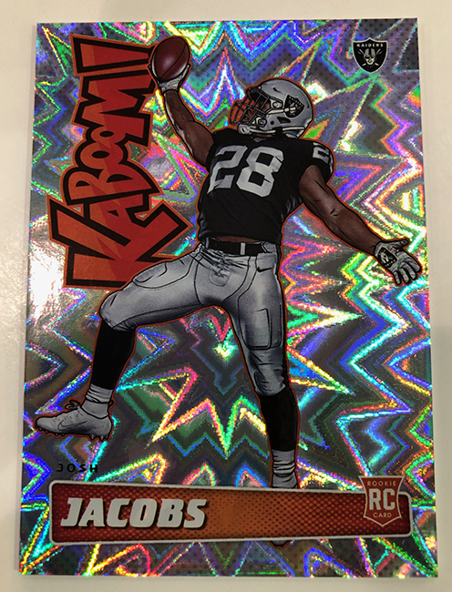 2019 Panini Elements Rookie Neon Signs Josh Jacobs Auto 7/15 – Covert  Comics and Collectibles