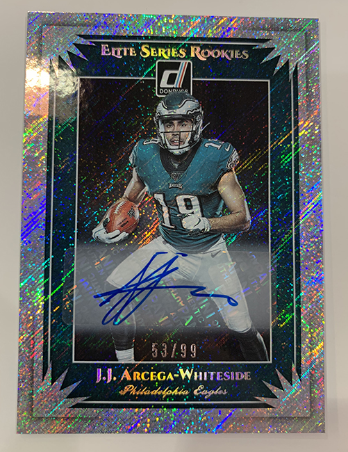 2019 Panini Prizm Premier RC Jersey J.J. Arcega-Whiteside Eagles