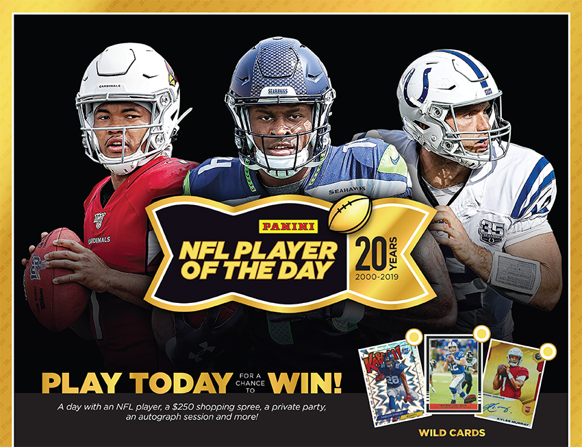 Panini America's NFL Player of the Day Hobby Shop Promotion