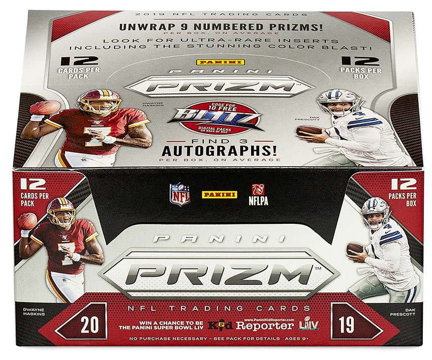 2019 Panini Prizm Football Checklist, NFL Set Info, Boxes, Date, Reviews