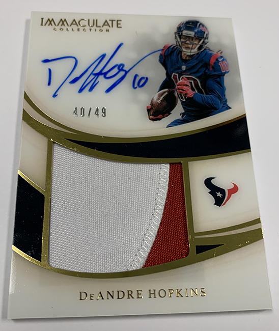 The Panini America Quality Control Gallery: 2019 Immaculate 