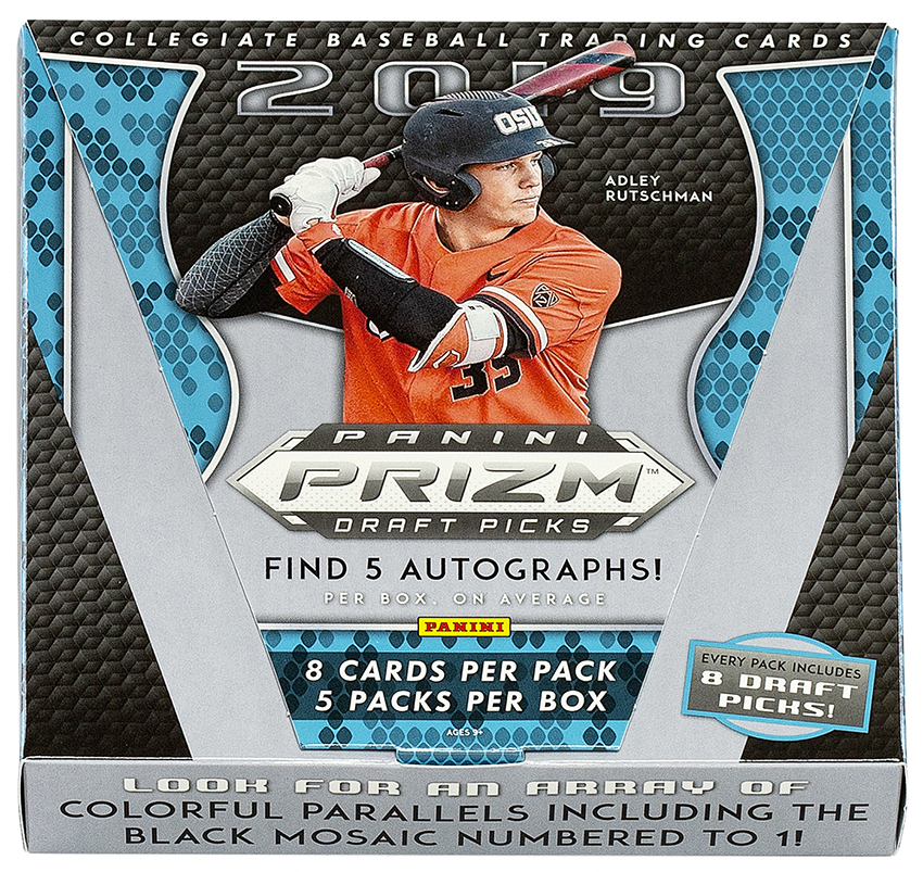 2019 Panini Prizm Draft Picks Collegiate Baseball Hobby Box