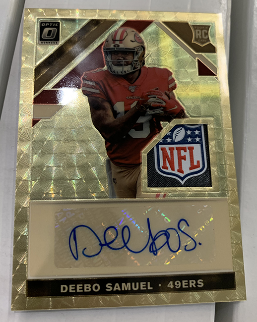 Shop Deebo Samuel 2021 NFL Donruss Optic NFT Digital Trading Cards