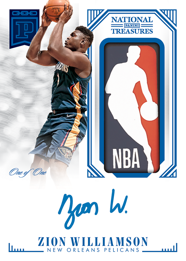 Zion Williamson Logoman Autograph Headlines Panini Blockchain Week