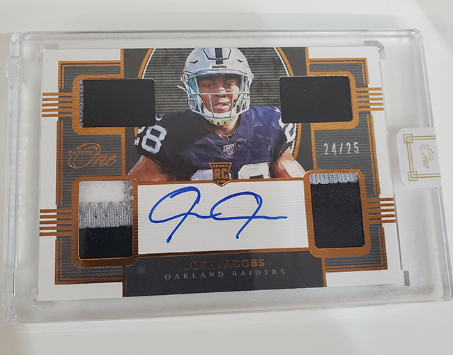 2022 Panini Limited Josh Jacobs No.LI-6 Limited Edition Case Hit! Raiders